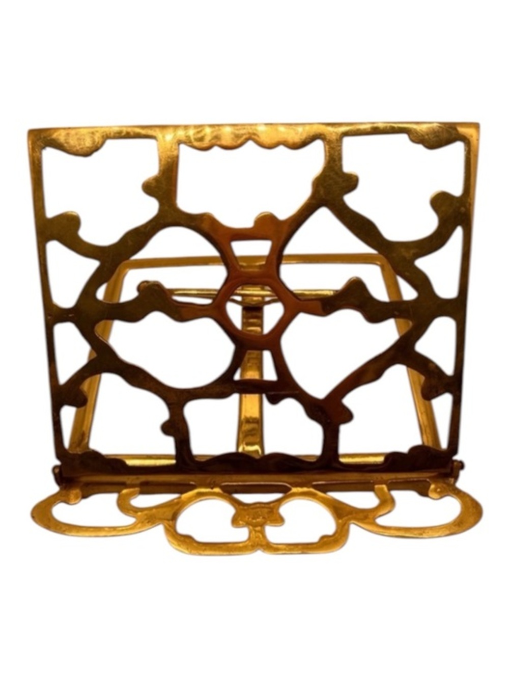 Mid 20th Century Brass Book Stand